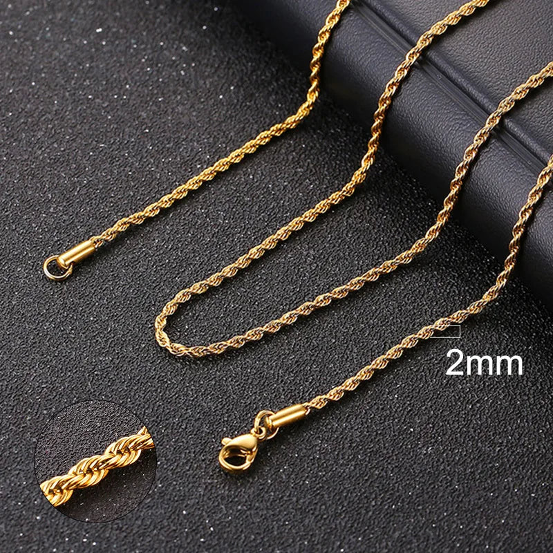 VNOX Classic Rope Chain