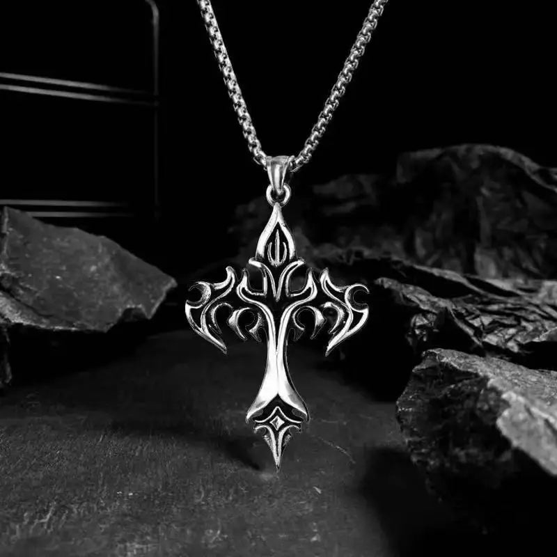 Punk Cross Necklace