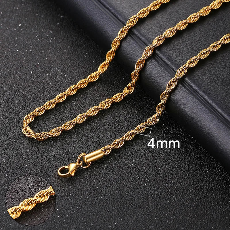 VNOX Classic Rope Chain