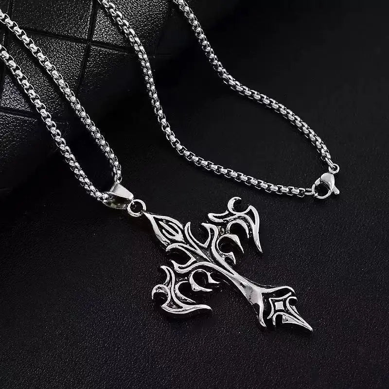 Punk Cross Necklace