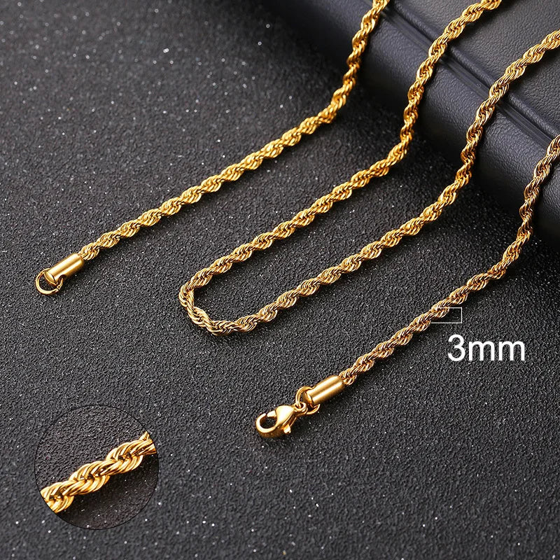 VNOX Classic Rope Chain