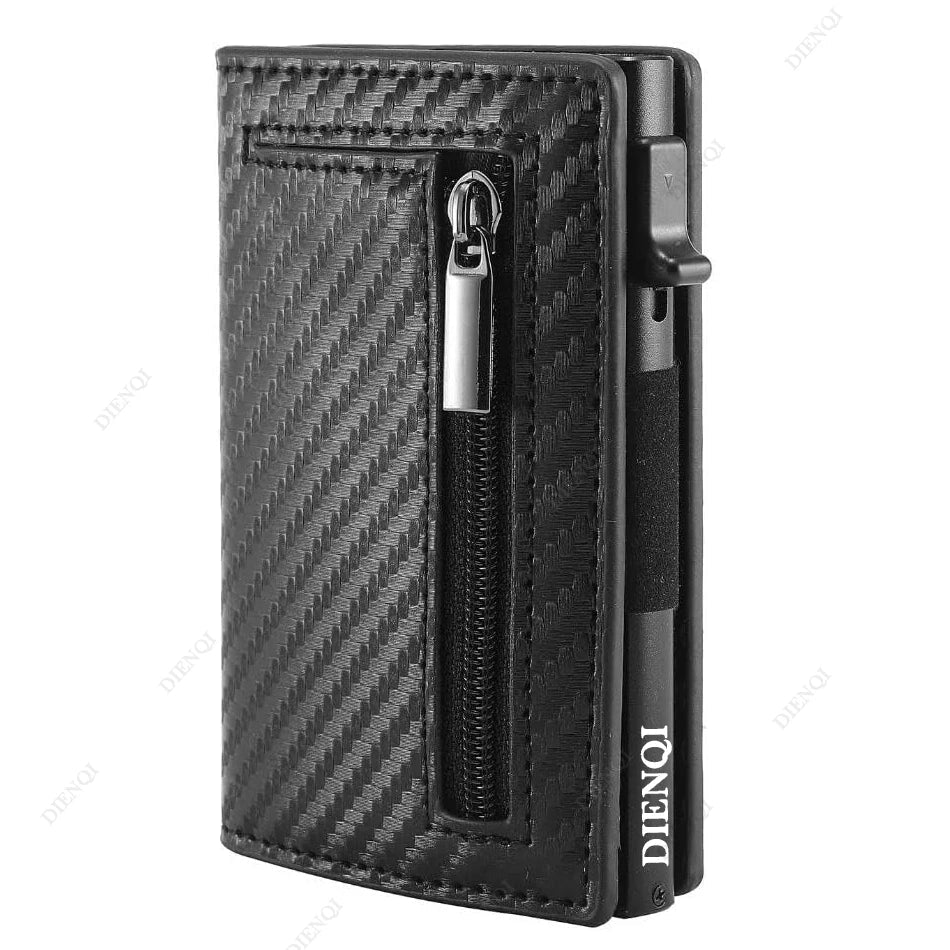 Carbon Zip Wallet