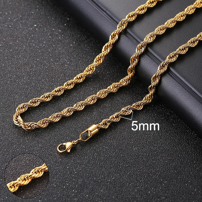 VNOX Classic Rope Chain