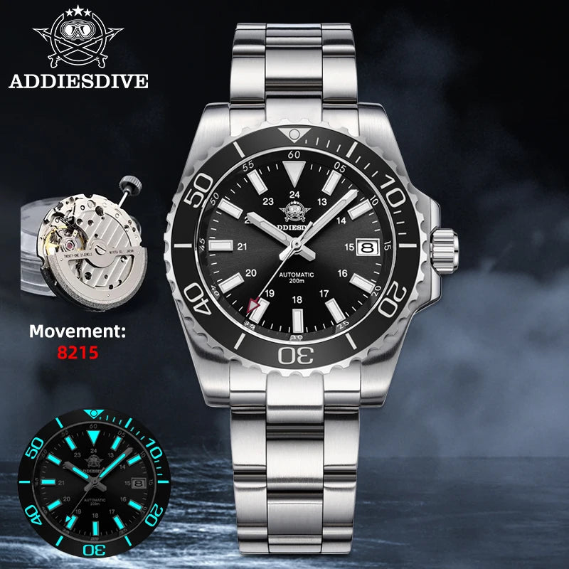 Addiesdive DeepSea Automatic 200M Dive Watch