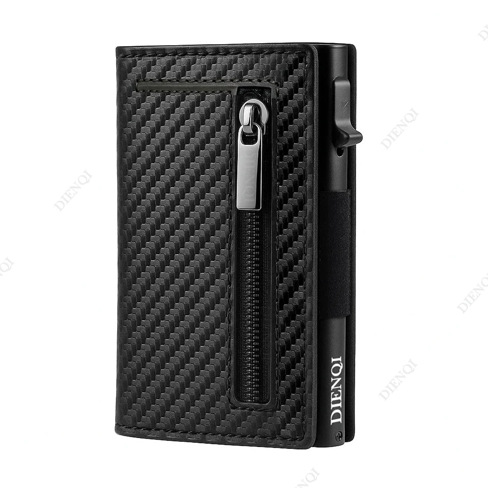 Carbon Zip Wallet