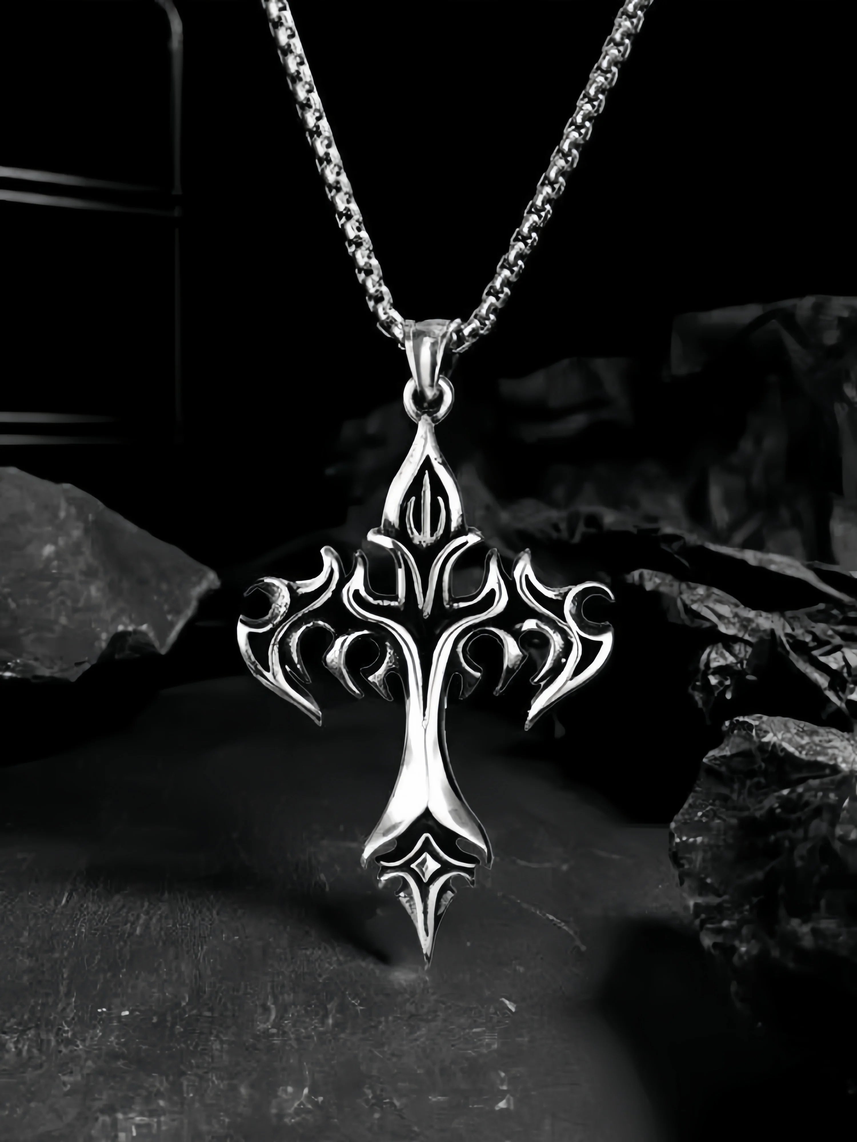 Punk Cross Necklace
