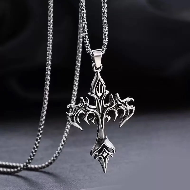 Punk Cross Necklace